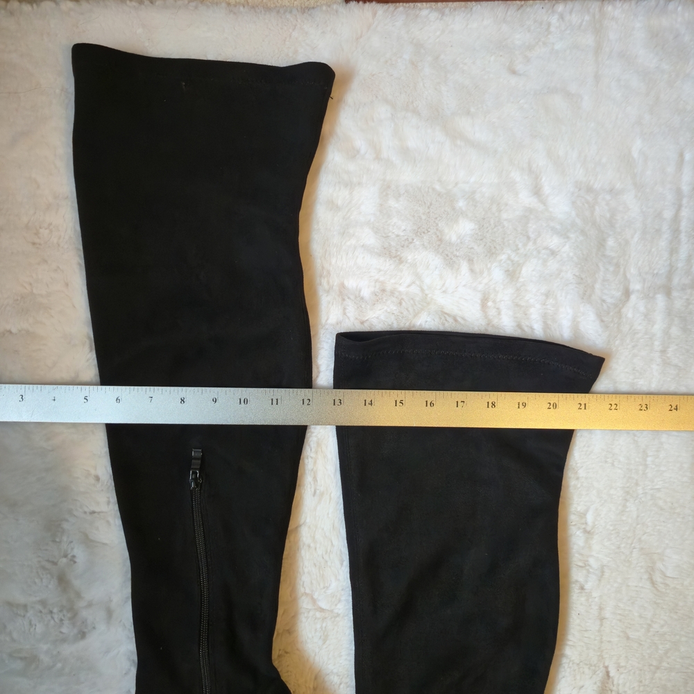 Koi Footwear Over-the-Knee Platform Boots with Chunky Heel - Picture 2 of 4